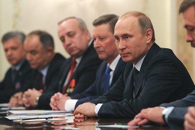 В загородной резиденции Ново-Огарёво Владимир Путин провёл встречу с представителями ветеранских организаций