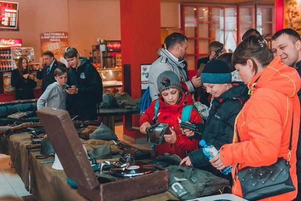 Новосибирск.  Мероприятие, посвященное  73-ей годовщине Победы в Сталинградской битве