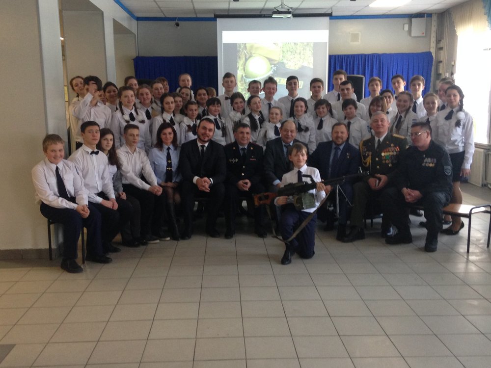 Новосибирск. Урок Мужества в школе №1.