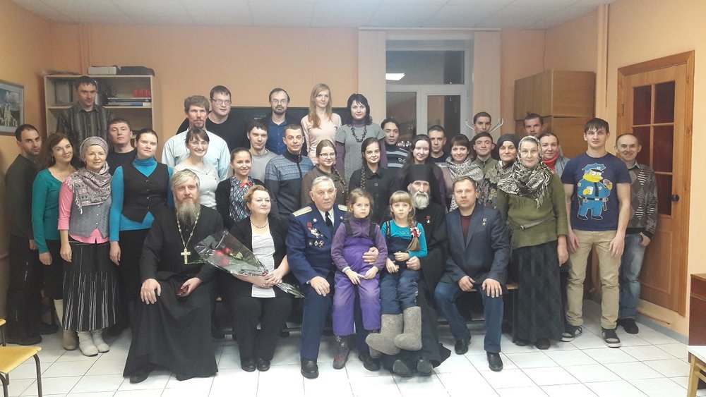 Герой Советского Союза Отец Киприян (Валерий Бурков) в Новосибирске