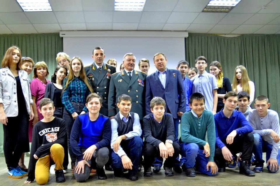 Урок Мужества в наукограде Кольцово. Новосибирск