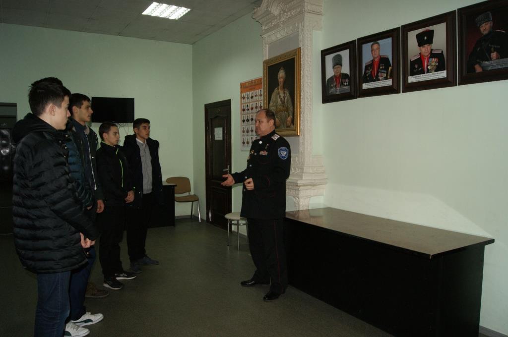 Встреча с допризывной казачьей молодёжью