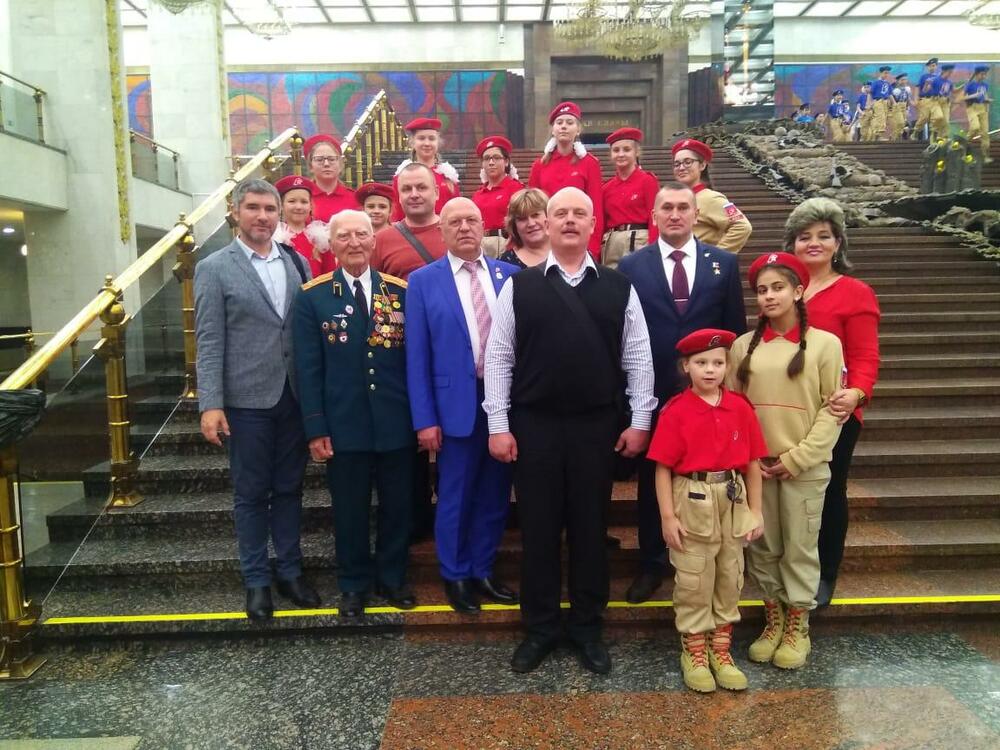 Торжественное посвящение в юнармейцы обучающихся школ ТиНАО г. Москвы в Музее Победы