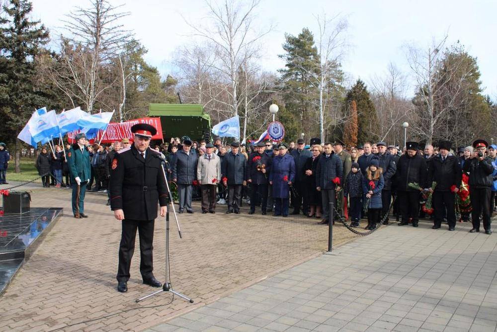 В Краснодаре почтили память воинов-Афганцев